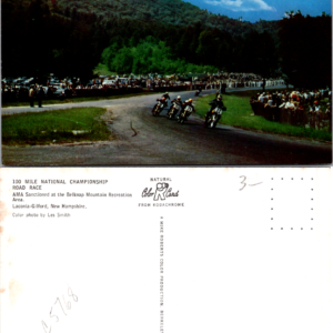 100 Mile National Championship Road Race Laconia Gilford New Hampshire Vintage Postcard Multicolor - Image 1