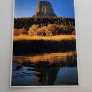 Devil's Tower 1992 National Monument 19 Cent Balloon Stamp Vtg Postcard Posted - Image 1