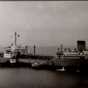 RPPC Kodak Paper Tanker MS Keizerswaard Ship Postcard Boat Unposted Vessel - Image 1