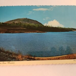 NOS Vtg Postcard Aerial Color Continental Memorial Georgia Stone Mountain & Lake - Image 1