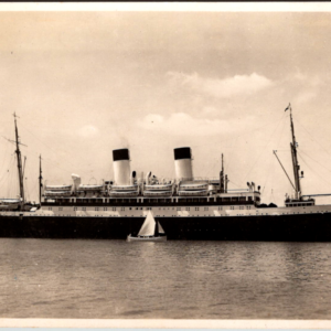 Monte Rosa Ocean Ship Nautical Postcard Unposted - Image 1