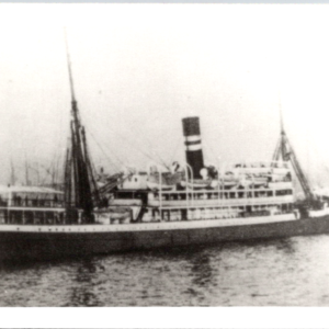 RPPC KODAK PAPER Eleonore Woermann Ship Postcard Boat Vessel Unposted - Image 1