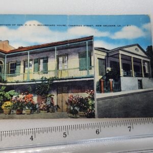 NEW ORLEANS GENERAL BEAUREGARD HOUSE Vtg Postcard UNPosted Civil War - Image 1
