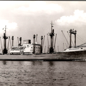 NETHERLANDS RPPC ALGOL Ship Postcard Boat Vessel Unposted - Image 1