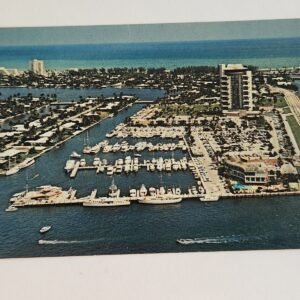 PIER 66 FORT LAUDERDALE NOS Vintage Postcard Unposted NEW Boats Dock Ocean - Image 1