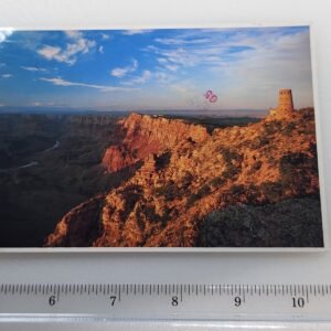 GRAND CANYON NATIONAL PARK AERIAL VIEW Tower 19 Cent Stamp Vtg Postcard Posted - Image 1