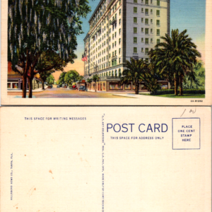 Vintage Postcard Hotel Fort Harrison Clearwater Florida C-41 Curt Teich Colorton - Image 1