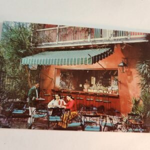 PAT OBRIEN'S Peter Street Waiter Drinks Women Bar NOS Vtg Postcard Unposted NEW - Image 1