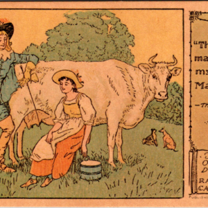Marry You Pretty Maid Postcard Milkmaid Randalph Caldecott Great Brittain - Image 1