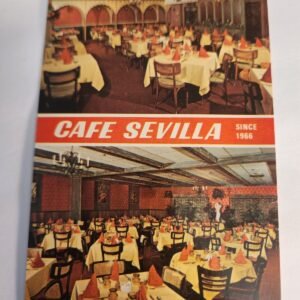 NOS Vtg CAFE SEVILLA Since 1966 Tampa Florida Restaurant Postcard Unposted NEW - Image 1