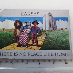 KANSAS OZ No Place Like Home Yellow Brick Road No Stamp Vtg Postcard UNPosted - Image 1