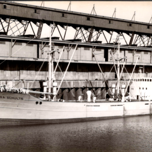 RPPC Kodak Paper Erika Schulte Ship Postcard Boat Unposted Vessel - Image 1