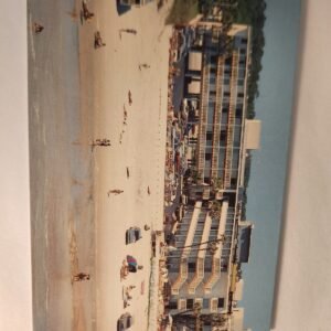 Newport Beach Motel Florida SWIMMING SAND SUN Vtg Postcard NOS Unposted NEW - Image 1