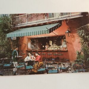 Women Waiter Outdoor Restaurant Vintage Postcard Unposted PAT OBRIENS ORLEANS - Image 1