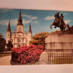 NOS St Louis Cathedral Jackson Memorial New Orleans LA Vtg Postcard Unposted NEW - Image 1