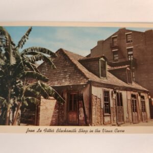 JEAN LA FITTE BLACKSMITH SHOP Vieux Carre New Orleans Vtg Postcard Unposted - Image 1