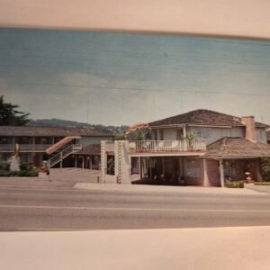 NOS EL ADOBE MOTEL Monterey CA Vtg Postcard Unposted NEW Roadway - Image 1