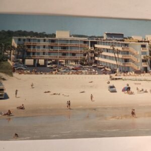 NOS NEWPORT BEACH MOTEL AAA Vtg Postcard Unposted NEW Ormond Florida - Image 1