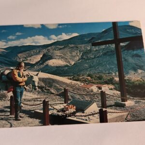 DEATH VALLEY SCOTTYS MEMORIAL California Vtg Postcard Unposted Memorial - Image 1