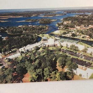 NOS Vtg Postcard Aerial Color View PLANTATION GOLF RESORT Crystal River Florida - Image 1