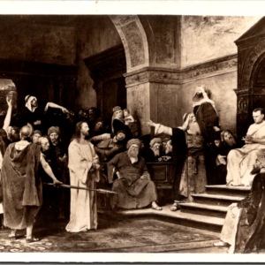 Munkaesy Christ Before Pilate Seidman NY Postcard - Image 1