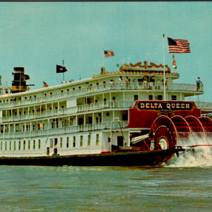 Delta Queen Steamboat Bill Muster New Orleans Vessel Postcard Unposted - Image 1
