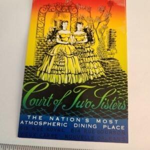 Court of the Two Sisters NOS Vtg Postcard Unposted NEW Women Dresses - Image 1