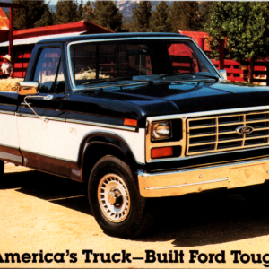 UNposted Ford America's Truck Built Tough Postcard - Image 1