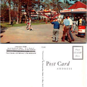 Floral Garden Ballroom N Dartmouth MA Lincoln Park Unposted Vintage Old Postcard - Image 1