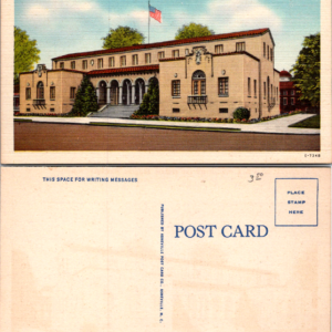 Published ASHVILLE NC Postcard Unposted Marianna FL US Post Office Federal Bldg - Image 1