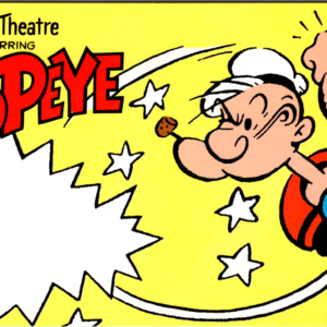 1995 1st Day of Issue Postcard Popeye the Sailor Comic Character - Image 1