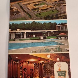 NOS HOLIDAY INN DOTHAN ALABAMA pool Aerial Dining Vtg Postcard Unposted NEW - Image 1