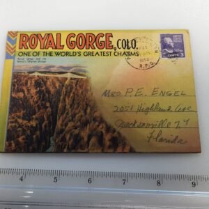 1952 Postcard Picture Packet Fold Out 3 Cent Stamp Vtg Posted Tourist Royal CO - Image 1