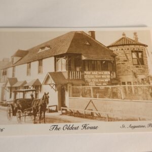 RARE NOS 1886 The Oldest House St Augustine Florida Vtg Postcard Unposted NEW FL - Image 1