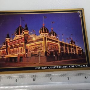 1992 100th Anniversary Corn Palace South Dakota 19 Cent Stmp Vtg Postcard Posted - Image 1
