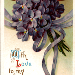 GERMANY 1914 Valentine's Day UNposted ANTIQUE Postcard LOVE SWEETHEART - Image 1