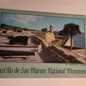 NOS CASTILLO de SAN MARCOS National Monument Vtg Postcard Unposted NEW Scenery - Image 1