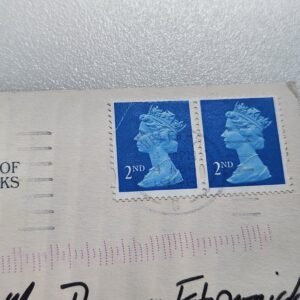 Ireland 2x Queen Stamp Donegal Port Na Blagh Stamp Vtg Postcard Posted - Image 1