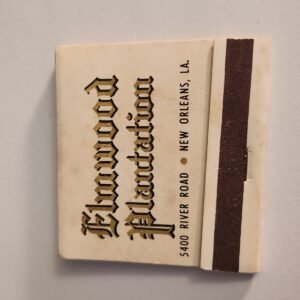 ELMWOOD PLANTATION FULL UNSTRUCK Vintage Book Collectible Matches Matchbook - Image 1