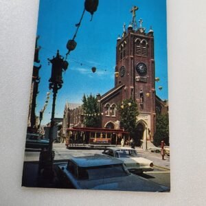 1963 Old St Mary's Church CA 5 Cent Washington Stamp Vtg Postcard Posted - Image 1