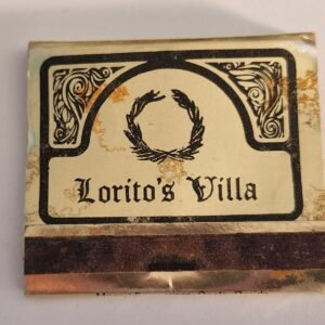 Lorito's Villa Italian Kitchen Vtg Book Collectible Matches Matchbook Ocala FL - Image 1