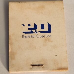 P & O British Cruise Line Vintage Book Collectible Matches Matchbook - Image 1