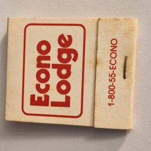 Econo Lodge Advertising Vtg FULL Book Collectible Matches Matchbook - Image 1