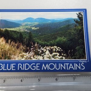 Blue Ridge Mountains Virginia 20 Cent Stamp Apgar Vtg Postcard Posted - Image 1