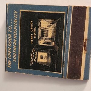 Henry Grady Hotel Atlanta Georgia Vtg Book Collectible Matches GA Matchbook - Image 1