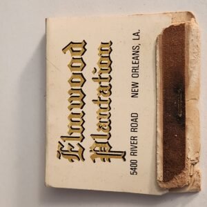ELMWOOD PLANTATION New Orleans LA Vtg Book Collectible Matches Matchbook - Image 1