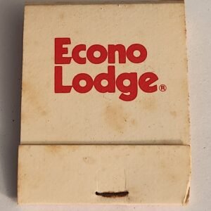 Econo Lodge National Reservations Vtg Book Collectible Hotel Matches Matchbook - Image 1