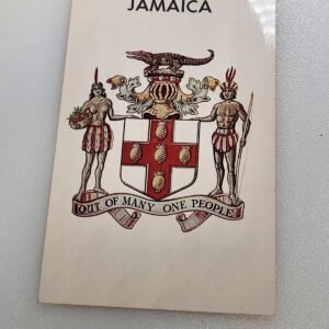1967 Dominion of Jamaica Crest 5 Cent Washington Stamp Vtg Postcard Posted - Image 1