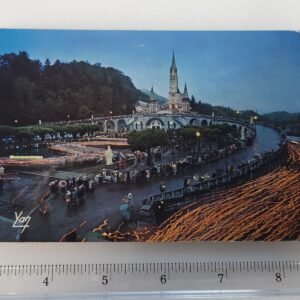 Italy San Giovanni Basilica 1000 Stamp Vtg Postcard Posted 1995 - Image 1