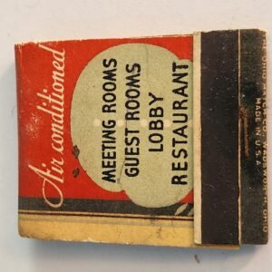 Hotel New Orleans Louisiana Vtg Book Collectible Matches LA Matchbook - Image 1